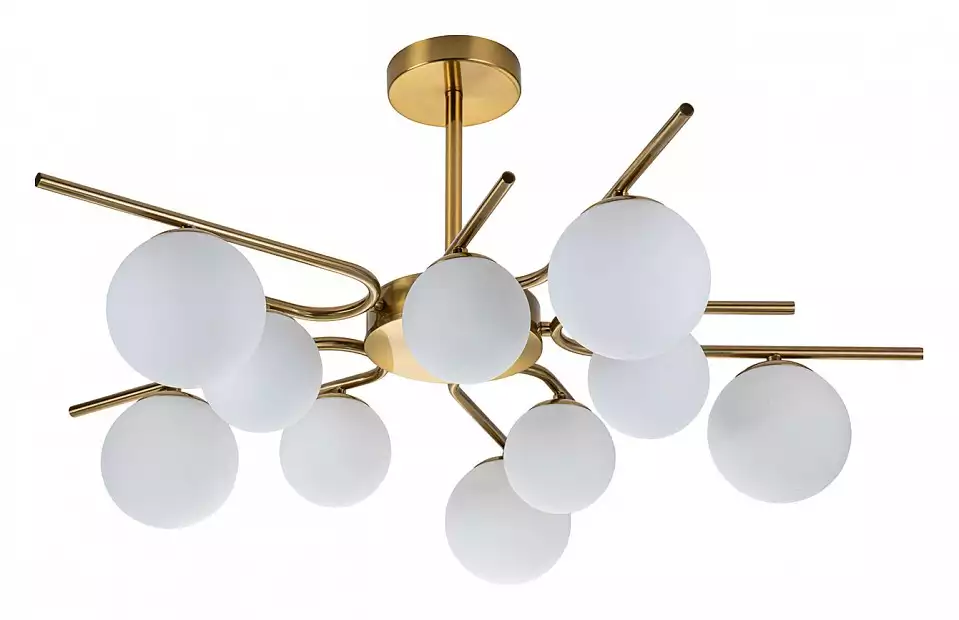 Люстра на штанге Escada Sphere 642/10P Brass 0_ESC_642_10P_Brass.webp big