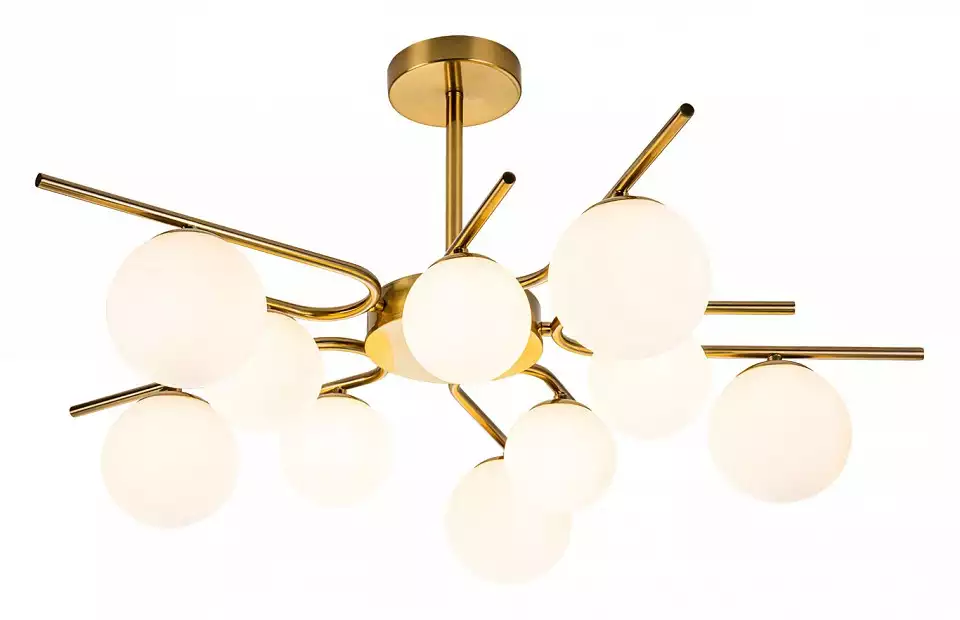 Люстра на штанге Escada Sphere 642/10P Brass 1_ESC_642_10P_Brass.webp big