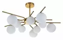 Люстра на штанге Escada Sphere 642/10P Brass