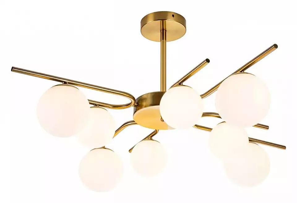 Люстра на штанге Escada Sphere 642/8P Brass 1_ESC_642_8P_Brass.webp big