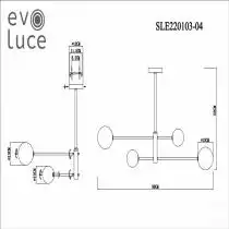 Люстра на штанге EVOLUCE Arcola SLE220103-04 6_EVO_SLE220103-04.webp small