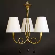 Подвесная люстра Mantra Paola Painted Gold 3542