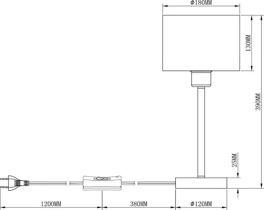 Настольная лампа декоративная Moderli Room V2732-1T 2_MD_V2732-1T.webp big