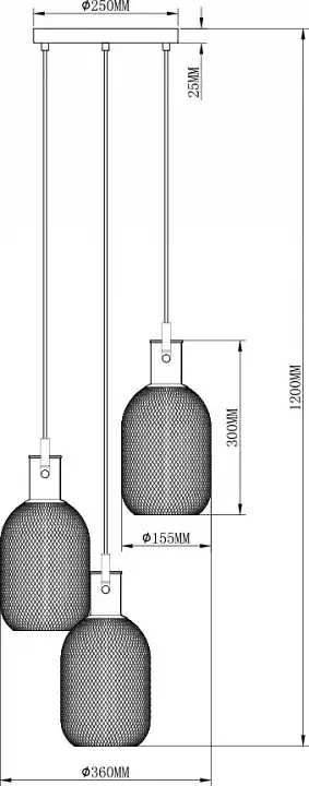 Подвесной светильник Moderli Alina V2802-3P 2_MD_V2802-3P.webp big