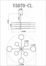 Люстра на штанге Moderli Run V5070-CL 2_MD_V5070-CL.webp small