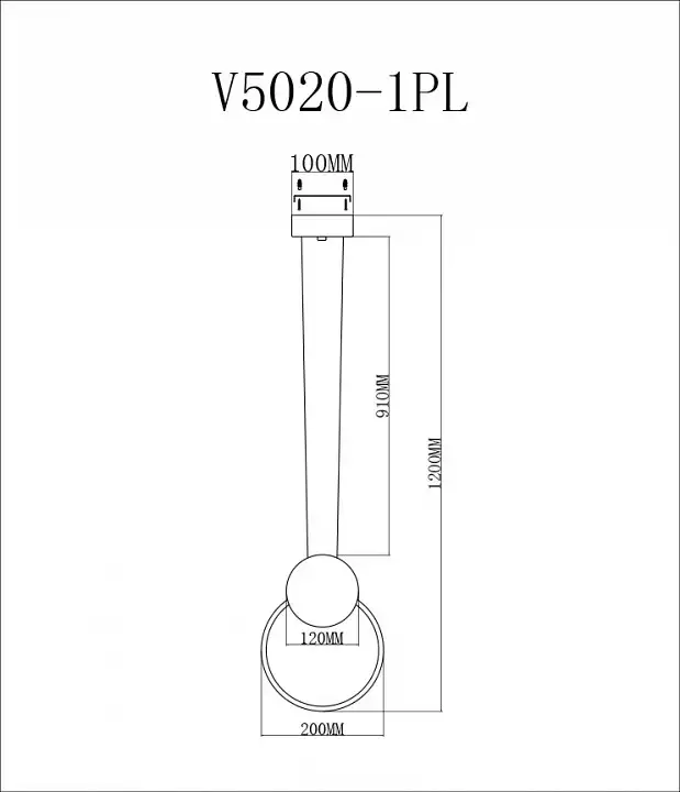 Подвесной светильник Moderli Yumi V5020-1PL 3_MD_V5020-1PL.webp big