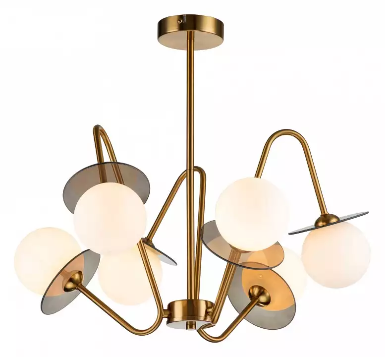 Люстра на штанге Indigo Jazz 11020/6R Brass 1_INDG_V000165.webp big