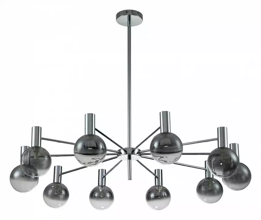 Люстра на штанге Indigo Collana 13015/10R Chrome 0_INDG_V000225.webp big