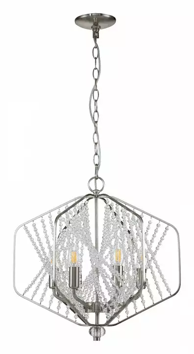 Подвесная люстра Indigo Ballo 12004/6P Nickel 1_INDG_V000276.webp big