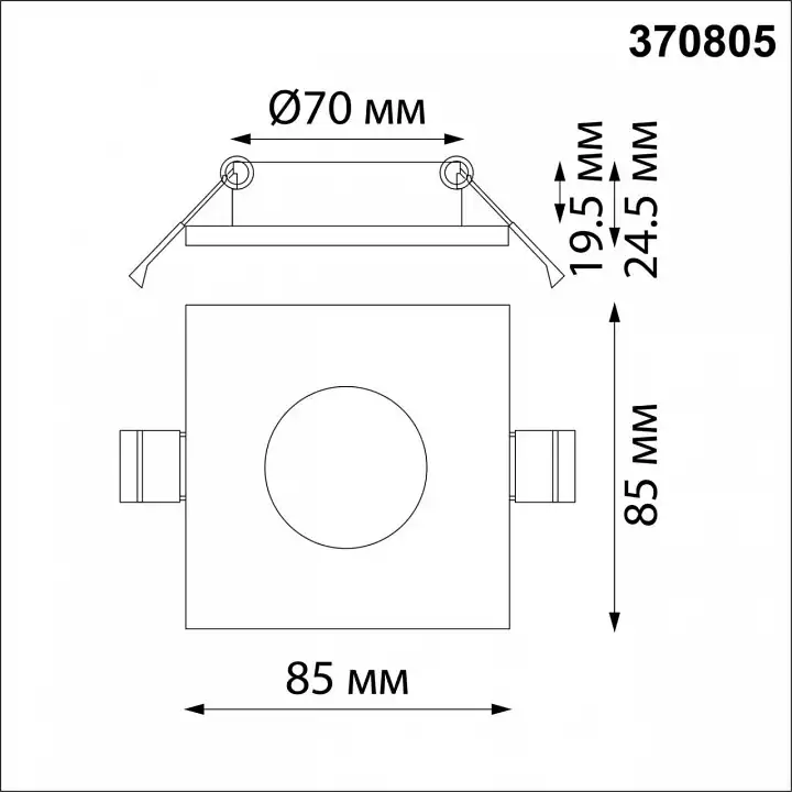 Встраиваемый светильник Novotech Aqua 370805 3_NV_370805.webp big
