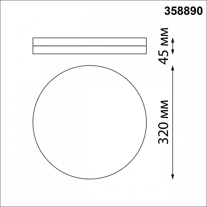 Накладной светильник Novotech Opal 358890 1_NV_358890.webp big