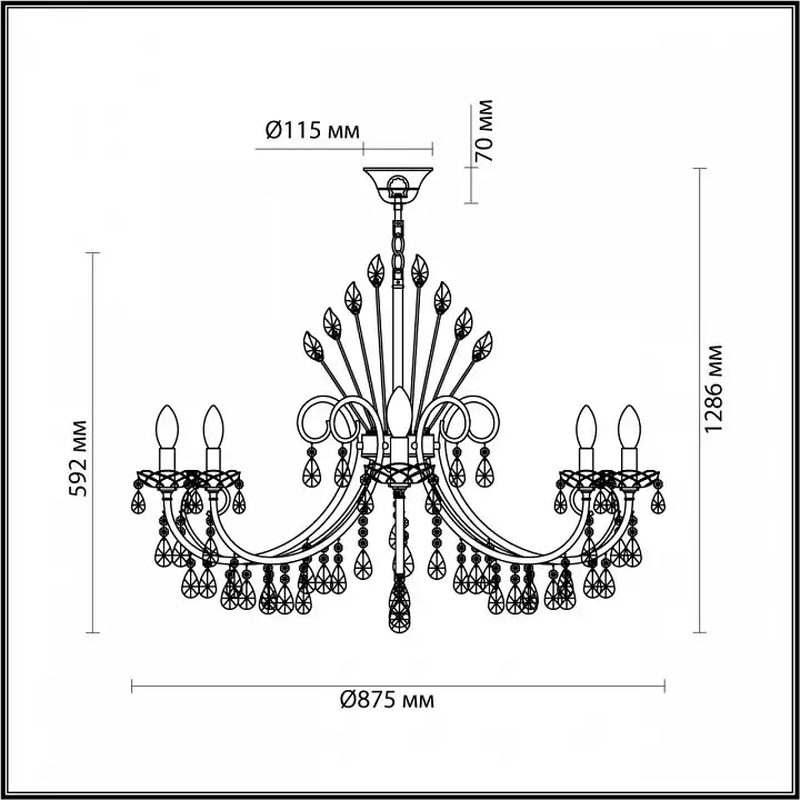 Подвесная люстра Odeon Light Versia 4977/10 5_OD_4977_10.webp big