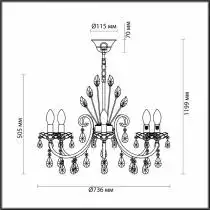 Подвесная люстра Odeon Light Versia 4977/8 5_OD_4977_8.webp small