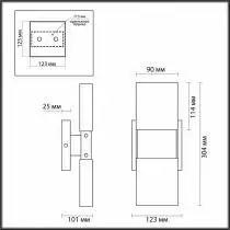 Бра Odeon Light Ricci 4365/5WL 3_OD_4365_5WL.webp small