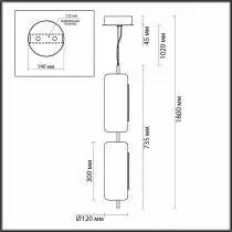 Подвесной светильник Odeon Light Kavia 5003/20L 4_OD_5003_20L.webp small