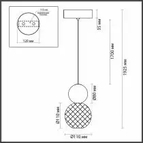 Подвесной светильник Odeon Light Crystal 5007/7L 4_OD_5007_7L.webp small