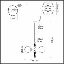Подвесная люстра Odeon Light Palle 5405/6 4_OD_5405_6.webp small