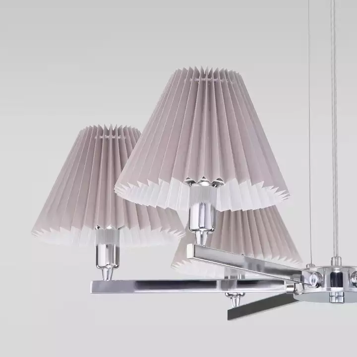 Подвесная люстра Eurosvet Peony 60136/6 хром/серый 5_EV_a059038.webp big