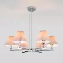 Подвесная люстра Eurosvet Peony 60136/6 хром/серый 1_EV_a059038.webp small