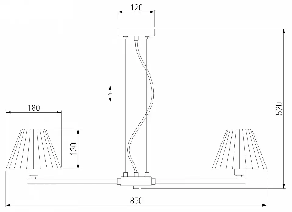 Подвесная люстра Eurosvet Peony 60136/8 хром/графит 3_EV_a059042.webp big