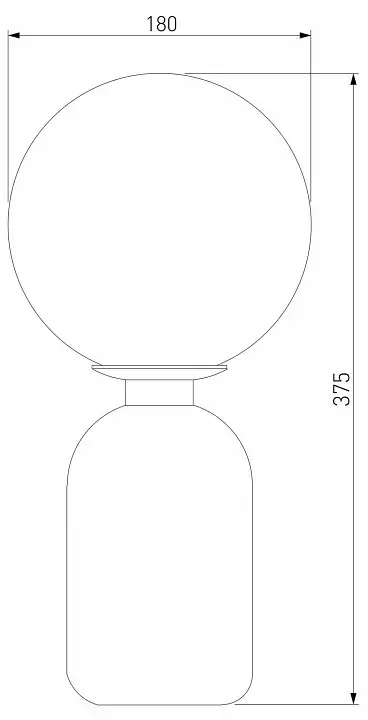 Настольная лампа декоративная Eurosvet Bubble 01197/1 белый 1_EV_a060939.webp big