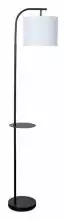 Торшер Arte Lamp с подсветкой Connor A4053PN-1BK