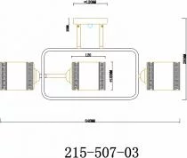 Люстра на штанге Velante  215-507-03 1_VE_215-507-03.webp small
