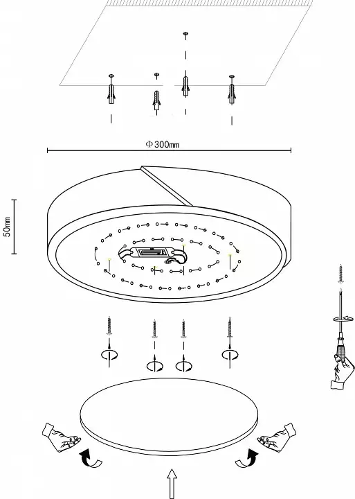 Накладной светильник Velante Velante 445-207-01 1_VE_445-207-01.webp big