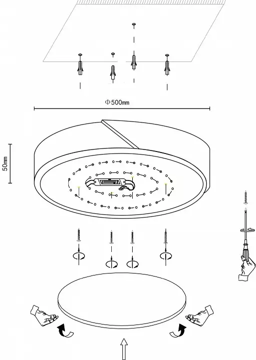 Накладной светильник Velante Velante 445-647-01 1_VE_445-647-01.webp big
