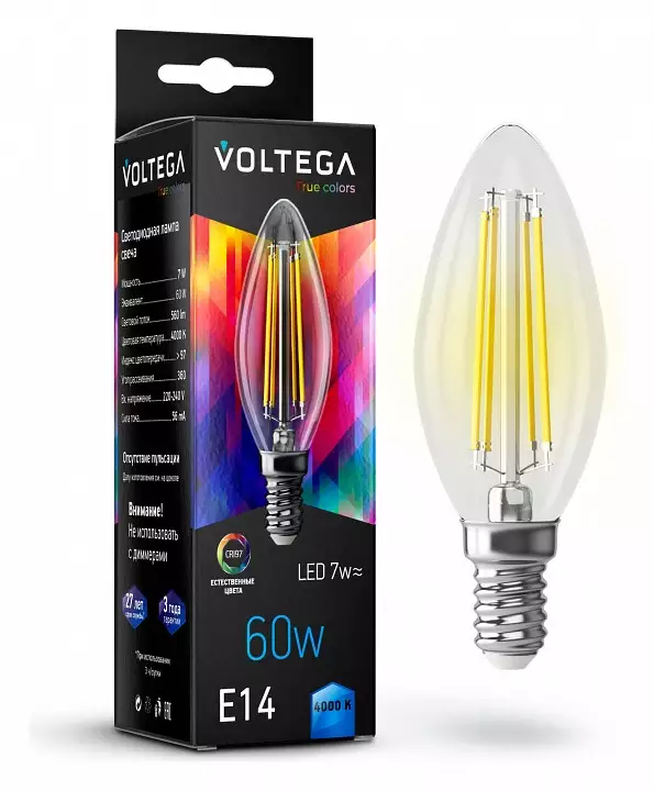 Лампа светодиодная Voltega True colors E14 7Вт 4000K 7153 0_VG10-C35E14cold7W-FHR.webp big