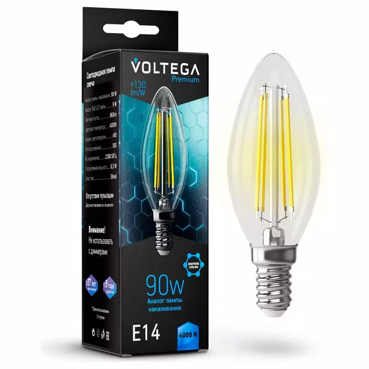 Лампа светодиодная Voltega Premium E14 7Вт 4000K 7135 1_VG10-C35E14cold9W-F.webp big