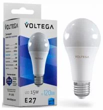 Лампа светодиодная Voltega General purpose bulb 15W E27 15Вт 4000K 7157 1_VG2-A60E27cold15W.webp small