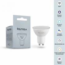Лампа светодиодная с управлением через Wi-Fi Voltega Wi-Fi bulbs GU10 5Вт 2700-6500K 2425 4_VG-MR16GU10cct-WIFI-5W.webp small