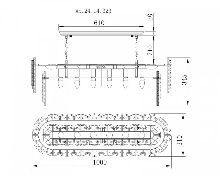 Подвесной светильник Wertmark Agati WE124.14.323 1_WE124.14.323.webp big