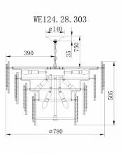 Подвесной светильник Wertmark Agati WE124.28.303 2_WE124.28.303.webp small