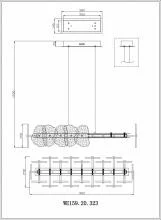 Подвесной светильник Wertmark Nicola WE159.20.323 2_WE159.20.323.webp small