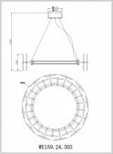 Подвесной светильник Wertmark Nicola WE159.24.303 2_WE159.24.303.webp small