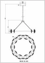 Подвесной светильник Wertmark Pamela WE160.30.303 2_WE160.30.303.webp small