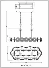 Подвесной светильник Wertmark Pamela WE160.30.323 2_WE160.30.323.webp small