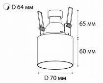 Встраиваемый светильник Italline DL 3025 DL 3025 white 6_ITLN_DL_3025_white.webp small