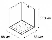 Накладной светильник Italline DL 3028 DL 3028 black 3000K 2_ITLN_DL_3028_black_3000K.webp small