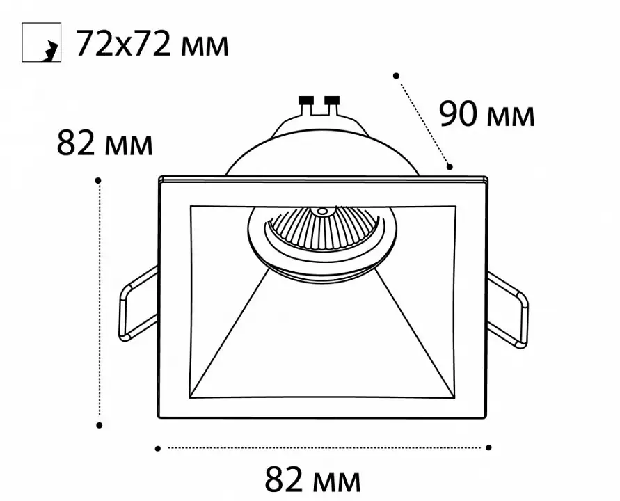 Встраиваемый светильник Italline M01-1012 M01-1012 black 3_ITLN_M01-1012_black.webp big