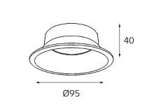 Кольцо декоративное Italline 3160 reflector for 3160 3_ITLN_reflector_for_3160.webp small
