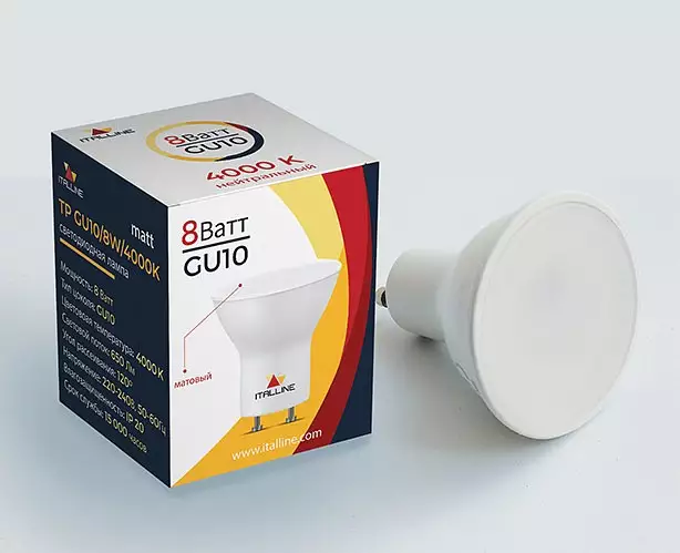 Лампа светодиодная Italline TP GU10 8Вт 4000K TP GU10/8W/4000K matt 0_ITLN_TP_GU10_8W_4000K_matt.webp big