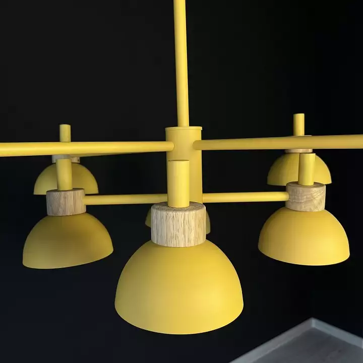 Люстра на штанге Imperiumloft Fanta A Lights Yellow FANTA_A01 5_IMPR_101568-26.webp big