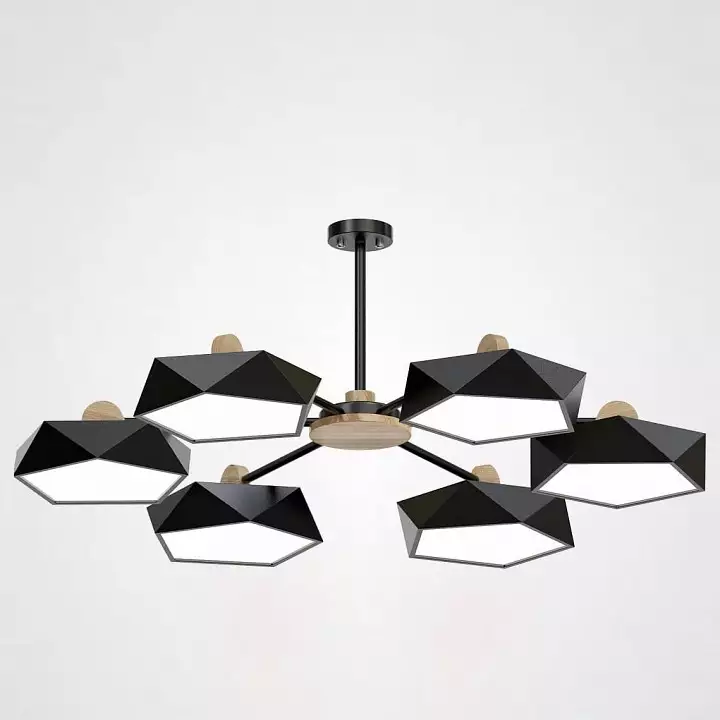 Люстра на штанге Imperiumloft Geometric Черная GEOMETRIC-CH01 0_IMPR_140731-26.webp big