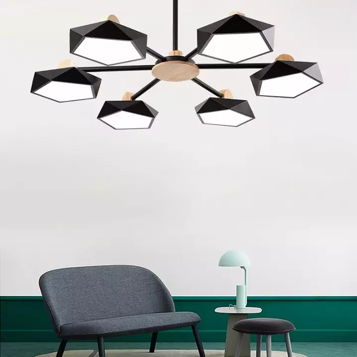 Люстра на штанге Imperiumloft Geometric Черная GEOMETRIC-CH01 2_IMPR_140731-26.webp big