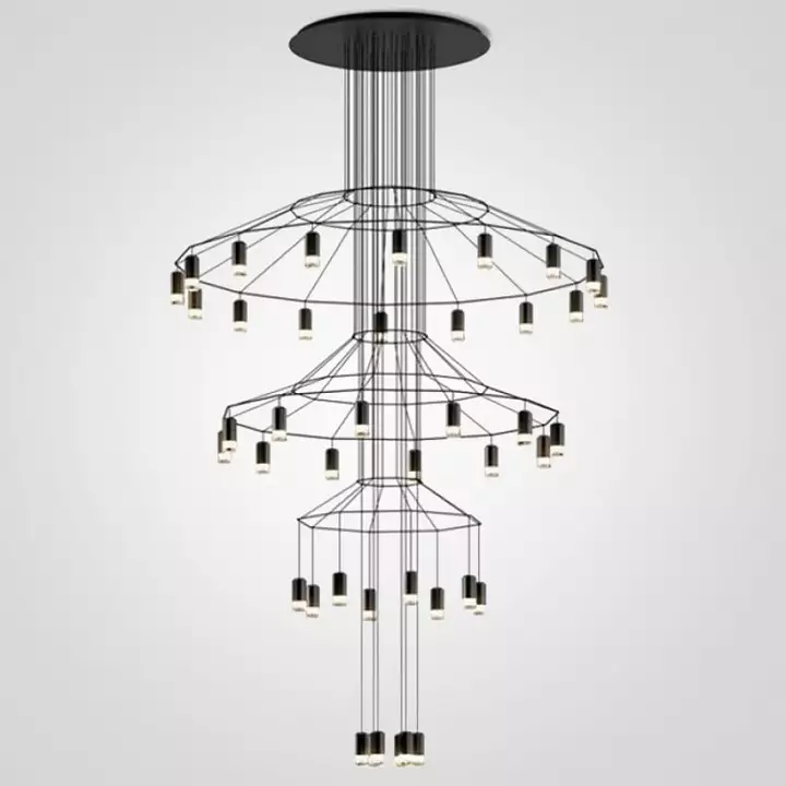 Подвесная люстра Imperiumloft Vibia Wireflow 40.1639-0 1_IMPR_75393-22.webp big