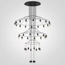 Подвесная люстра Imperiumloft Vibia Wireflow 40.1639-0
