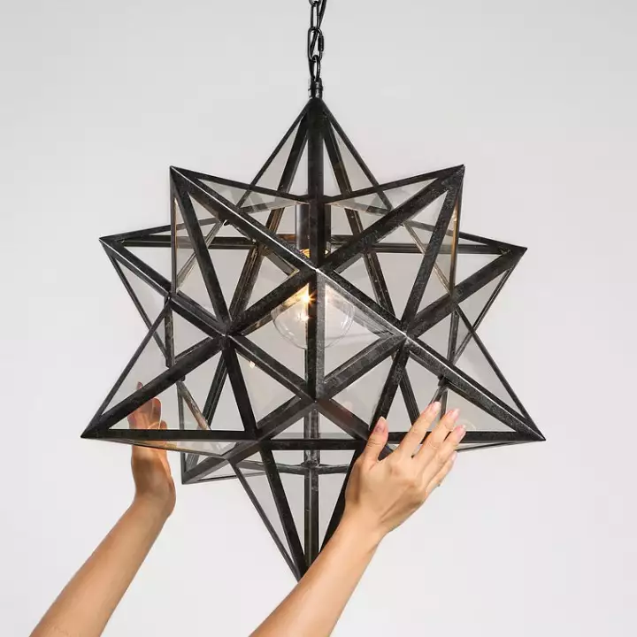Подвесной светильник Imperiumloft Black Star Clear Glass 101314-26 1_IMPR_101314-26.webp big